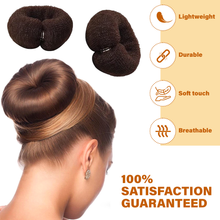 Load image into Gallery viewer, Hair Styling Hair Buns - 3 Sizes