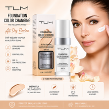 Load image into Gallery viewer, TLM™ Colour Changing Foundation SPF 15 - White Bottle