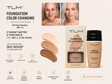 Load image into Gallery viewer, TLM™ Colour Changing Foundation SPF 15 - Brown Bottle