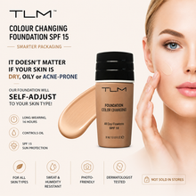 Load image into Gallery viewer, TLM™ Colour Changing Foundation SPF 15 - Brown Bottle