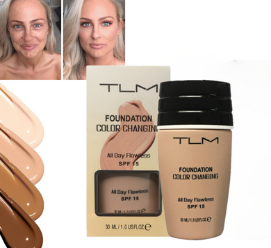 TLM™ Colour Changing Foundation SPF 15 - Brown Bottle