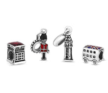 Load image into Gallery viewer, Diamond Style London - Treasure Bracelet with British Charms - Small Size (Item code: Treasurebrabritishsml)