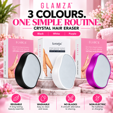 Load image into Gallery viewer, Glamza Crystal 'Hair Eraser' - The Stone Shaped Instant Hair Removal Device - Non Electric Epilator - 3 Great Colours!