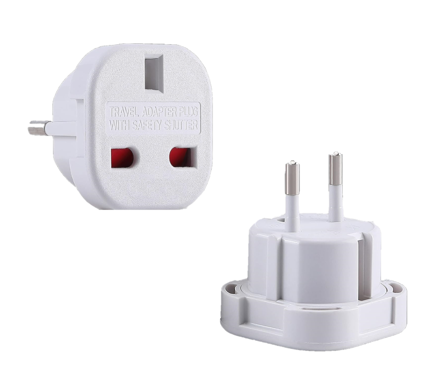 2 Pin European Travel Plug Adapter – Forever Cosmetics