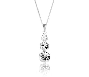 Diamond Style London Necklace - Trio Pendant Necklace