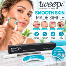 Load image into Gallery viewer, Tweepi Hair Removal Wand – Easy, Painless Facial Hair Removal – No Batteries Needed – Free UK Delivery