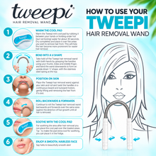Load image into Gallery viewer, Tweepi Hair Removal Wand – Easy, Painless Facial Hair Removal – No Batteries Needed – Free UK Delivery