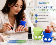 Load image into Gallery viewer, Tweexy Nail Polish Holder – Blue or Green