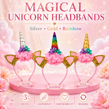 Load image into Gallery viewer, Children’s Unicorn Headband – Cute, Comfortable, Free Delivery
