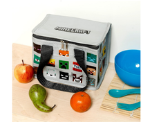 Load image into Gallery viewer, Puckator Cool Lunch Bag With Minecraft Faces Design