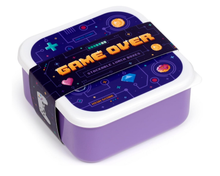 Load image into Gallery viewer, Puckator Set of 3 Stacking Food Containers M/L/XL – Game Over – Lunch Box