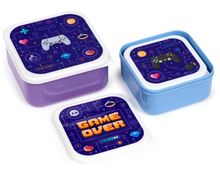 Load image into Gallery viewer, Puckator Set of 3 Stacking Food Containers M/L/XL – Game Over – Lunch Box