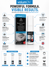 Load image into Gallery viewer, Volumon Beard Growth Spray – 60ml, 120ml, or 180ml – Fuller, Thicker Beard Fast – Free UK Delivery