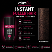 Load image into Gallery viewer, Volumon Hair Loss Building Fibres - KERATIN 12g