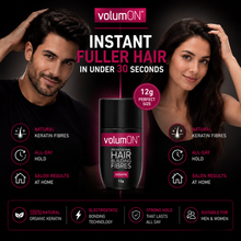 Load image into Gallery viewer, Volumon Hair Loss Building Fibres - KERATIN 12g