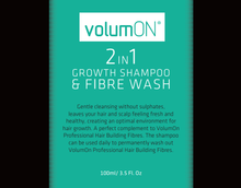 Load image into Gallery viewer, Volumon Hair Fibre Wash Out and Growth Shampoo 100ml
