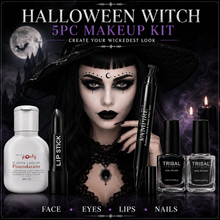 Load image into Gallery viewer, Halloween Witch 5pc Makeup Kit – Transformative, Vegan, Free Delivery