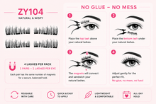 Load image into Gallery viewer, Glamza Magnetic Eyelashes – 8 Stunning Designs with Free UK Delivery!