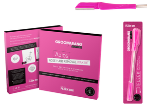 Groomarang For Her – Adios Nose Hair Removal Wax Kit & Optional Bundle