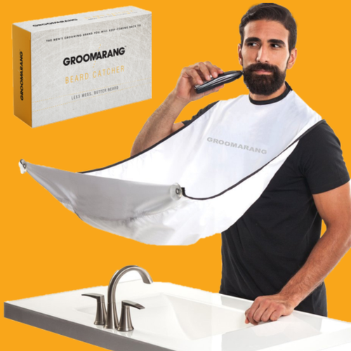 Groomarang Beard Catcher- Less Mess, Better Beard