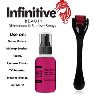 Infinitive Beauty Active Disinfectant Cleaner & Steriliser Spray – 50ml or 100ml with Free Delivery