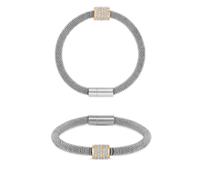 Load image into Gallery viewer, Diamond Style London - Galaxy Bracelet with Gold Plated Collar Charm
