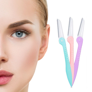 Glamza Eyebrow and Dermaplaning Folding Razors