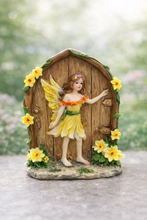 Load image into Gallery viewer, Miniature Sparkle Fairy Doors Magical Garden Figurine Ornament
