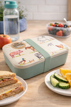 Load image into Gallery viewer, Butterfly Garden Eco Bamboo Lunch Box – The Leonardo Collection
