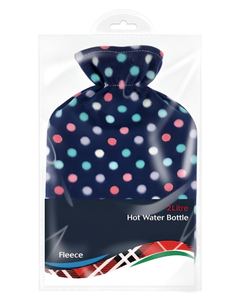 2-Litre Hot Water Bottles with Soft Fleece Cover – Free UK Delivery
