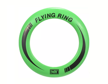 Load image into Gallery viewer, Flying Ring Frisbee – Green &amp; Black Throwing Disc (24.5cm)