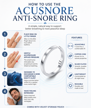 Load image into Gallery viewer, Acusnore Anti Snore Rings