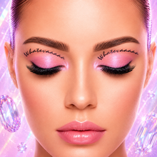 Load image into Gallery viewer, 100 Waterproof Eyebrow &amp; Body Tattoos – Long Lasting Temporary Tattoo Words with Free UK Postage