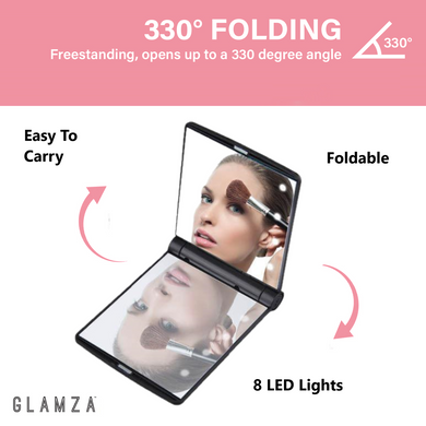 Glamza LED Makeup Mirror
