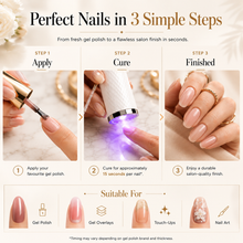 Load image into Gallery viewer, Nail Polish Cure LED Torch - Portable Light – Fast &amp; Efficient Drying with Free UK Postage