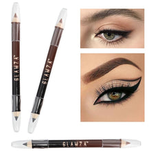 Load image into Gallery viewer, Glamza Two-Colour Dual-Sided Lip &amp; Eye Pencils – Define Your Look with Ease!