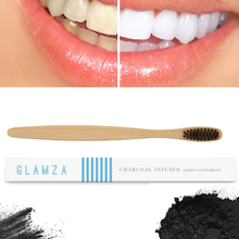 Load image into Gallery viewer, Glamza Bamboo Charcoal Toothbrush