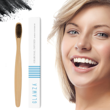 Load image into Gallery viewer, Glamza Bamboo Charcoal Toothbrush