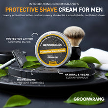 Load image into Gallery viewer, Groomarang Moisturising &amp; Protective Shave Cream 100ml Tub