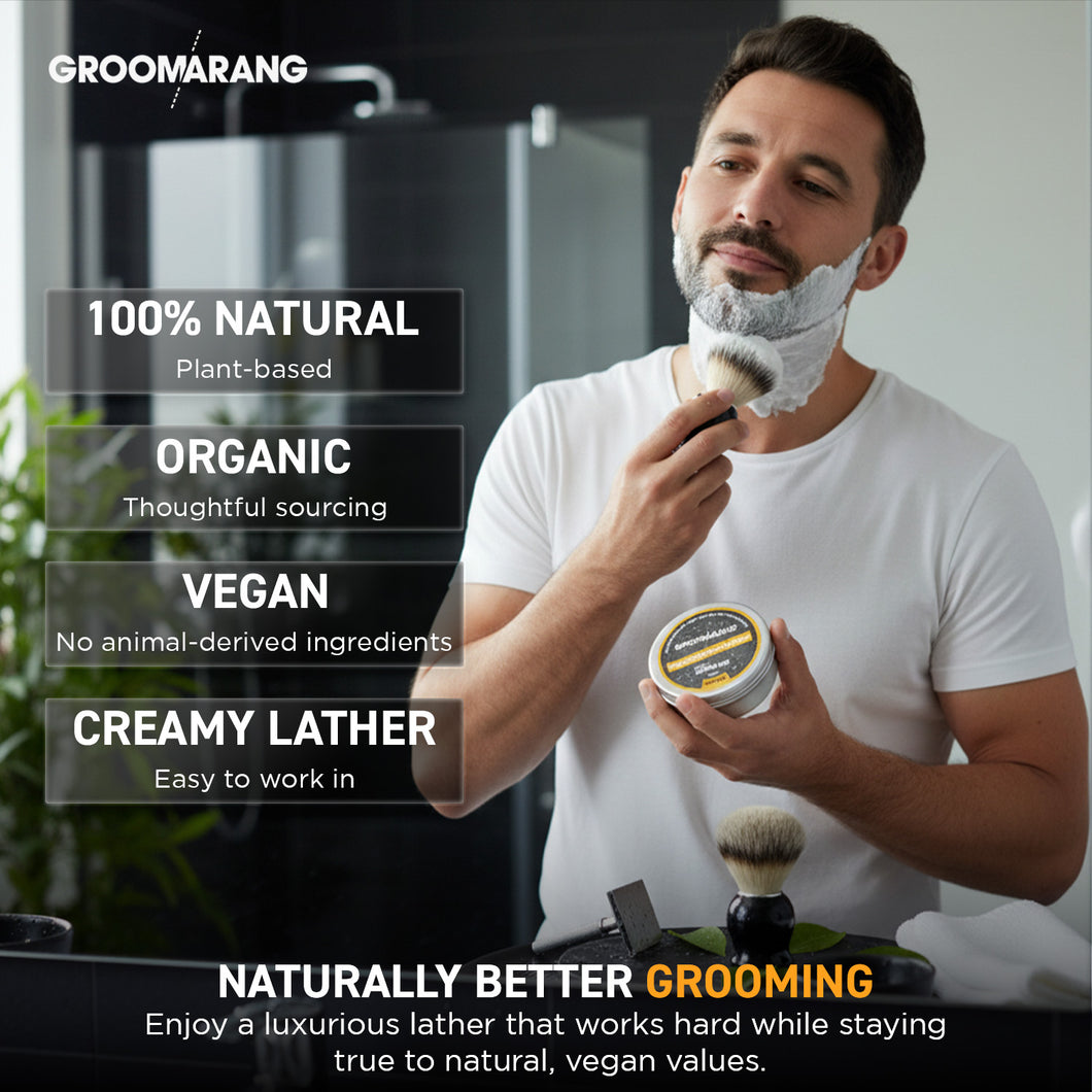 Groomarang Moisturising & Protective Shave Cream 100ml Tub