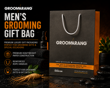 Load image into Gallery viewer, Groomarang Men's Grooming Gift Bag 35cm x 25cm x 10cm