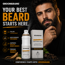 Load image into Gallery viewer, Groomarang Beard Growth Spray 60ml – Thicker, Fuller Beard Fast with Free UK Delivery