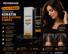 Load image into Gallery viewer, Groomarang Duck &amp; Cover Professional Keratin Hair Loss Building Fibres 28g