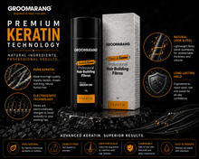 Load image into Gallery viewer, Groomarang Duck &amp; Cover Professional Keratin Hair Loss Building Fibres 28g