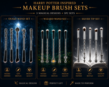 Load image into Gallery viewer, Harry Potter Inspired Makeup Brush Sets - 3 Designs