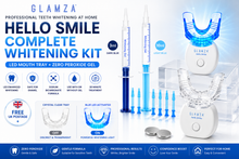 Load image into Gallery viewer, Hello Smile LED Mouth Tray Teeth Whitening Kits – 3ml or 10ml Non-Peroxide Gel – Free UK Postage