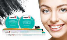 Load image into Gallery viewer, IB Charcoal Teeth Whitening Powder and IB Bamboo Toothbrush Kit