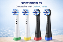 Load image into Gallery viewer, Glamza Oral B 'IO Series' compatible Soft Bristles toothbrush - Black or White