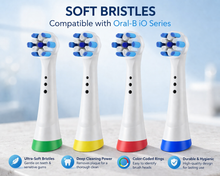Load image into Gallery viewer, Glamza Oral B 'IO Series' compatible Soft Bristles toothbrush - Black or White