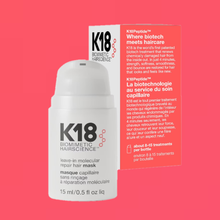 Load image into Gallery viewer, K18 Leave-In Molecular Repair Hair Mask – Professional Damage Repair for All Hair Types | FREE UK SHIPPING